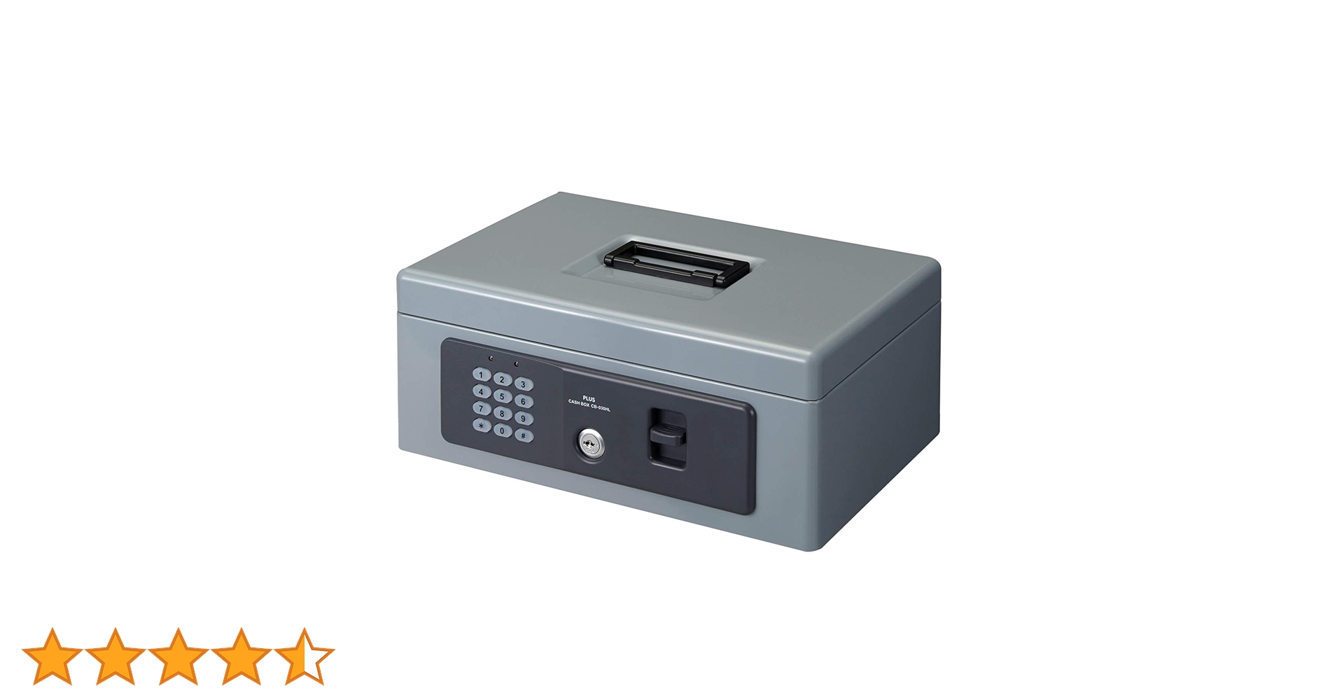 Amazon.co.jp: プラス 金庫 電子ロック 手提金庫 Sサイズ グレー CB